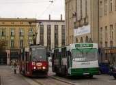 Chorzw Ratusz - tramwaj i... autobus